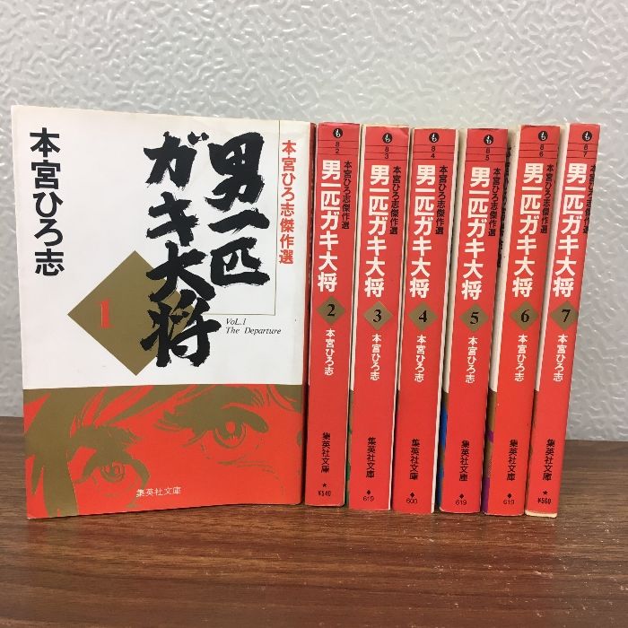 全巻セット【男一匹ガキ大将 全7巻】◇7冊揃い 本宮ひろ志 1995年