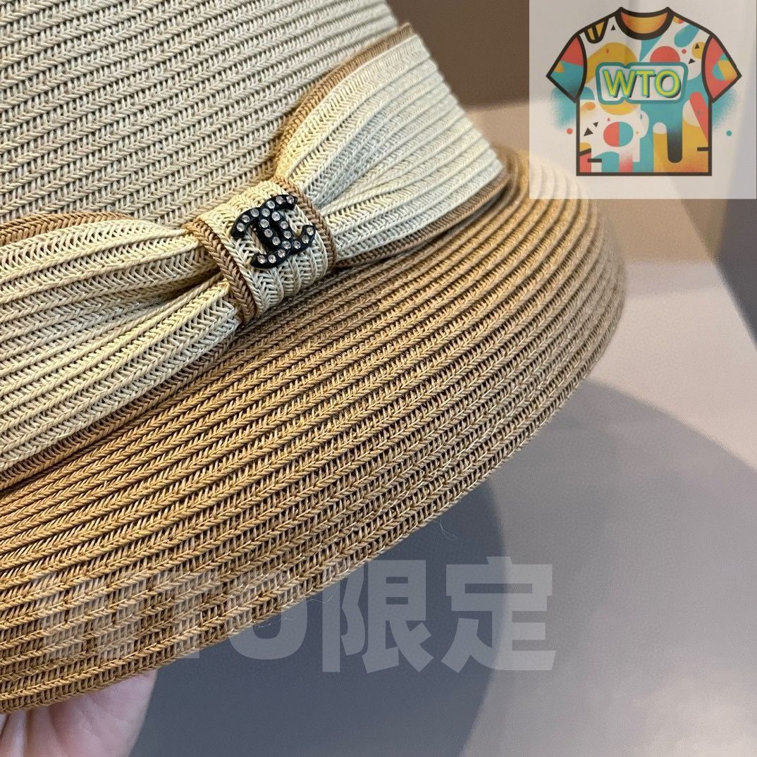 Chanel シャネルのランタンスタイルのストローハット ハイエンド