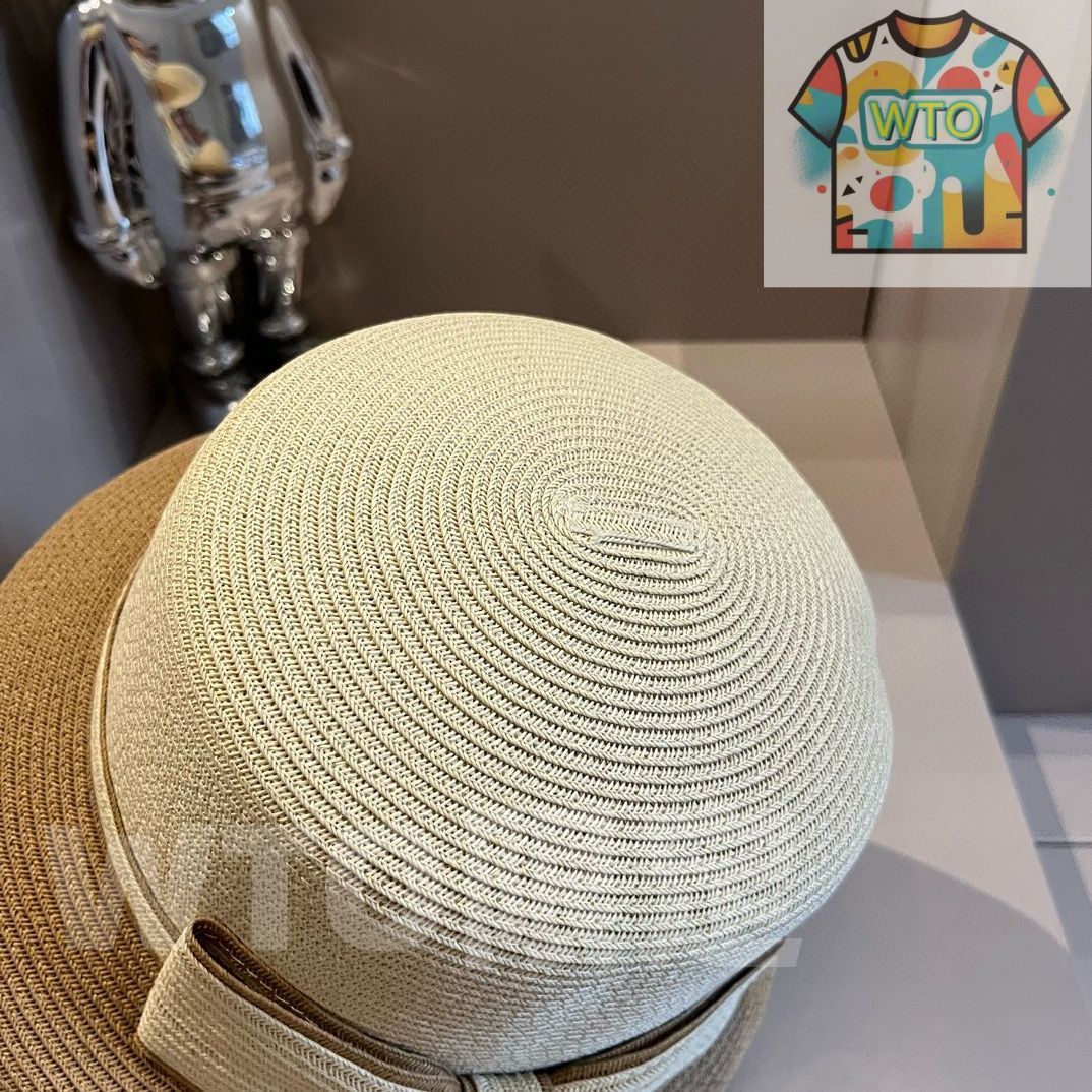 Chanel シャネルのランタンスタイルのストローハット ハイエンド