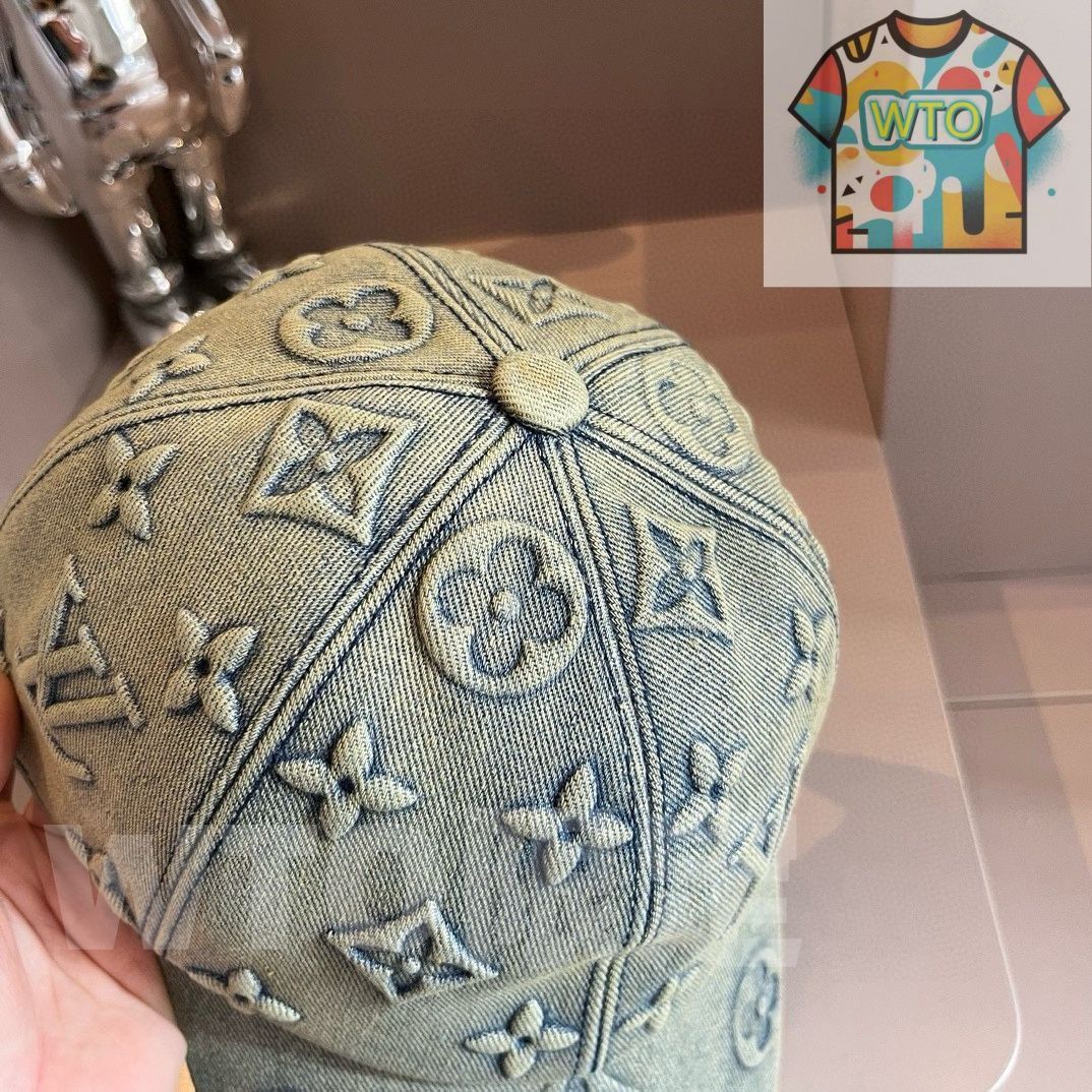 LV（ルイ・ヴィトン） クラシックなデニム プレス ベースボール