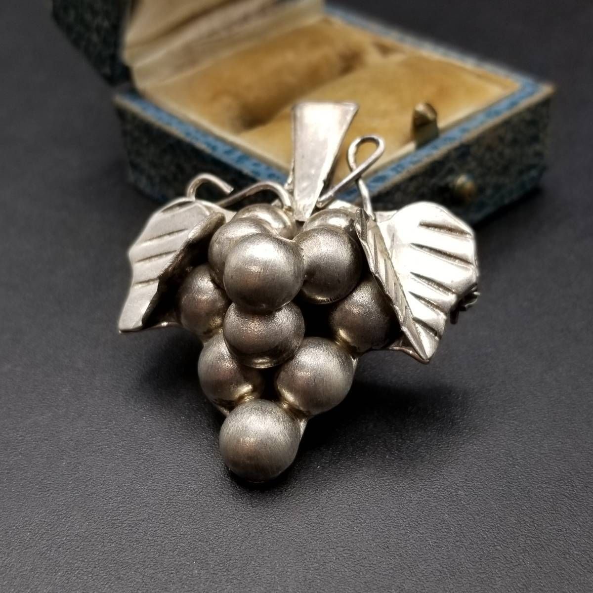 メキシコ 925 シルバー 葡萄 ぷっくりの果実 ヴィンテージ フルーツ