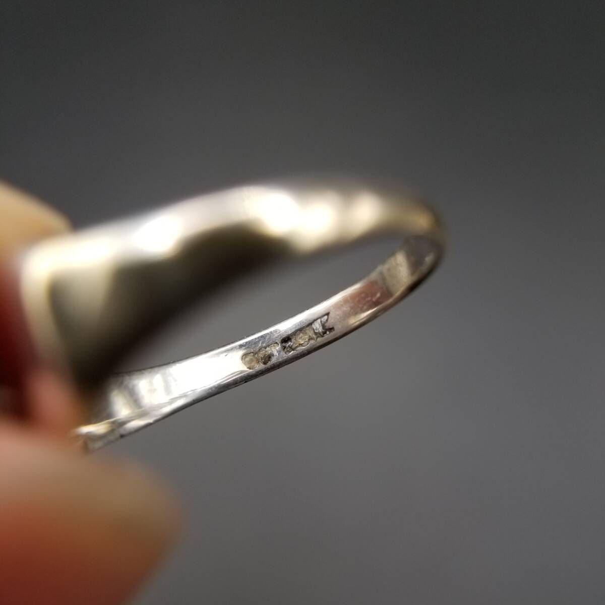 英国 ヴィンテージ フローラル エッチング アールデコ スクエア