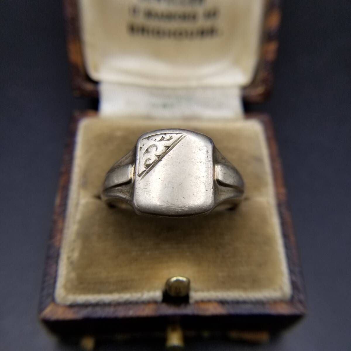 ★アメリカ＊結社＊Ｂ・Ｐ・Ｏ・Ｅパッチ＆９２５銀製リング＊２２号（実物） ☆アメリカ＊結社＊B・P・O・Eパッチ＆925銀製リング＊22号（