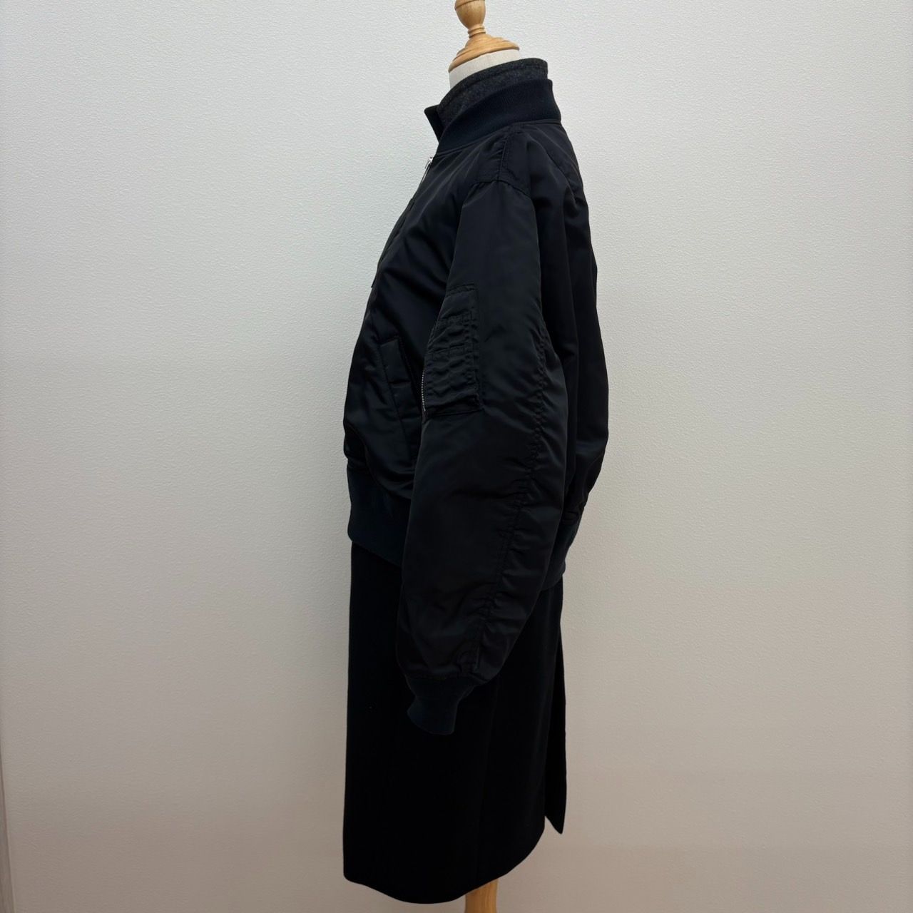 鑑定済み【 美品 】サカイ 《 ドッキングMA‐1ジャケット 》 サイズ1 