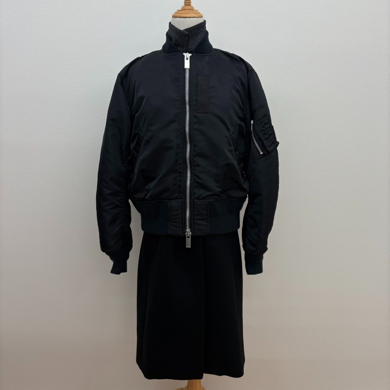 鑑定済み【 美品 】サカイ 《 ドッキングMA‐1ジャケット 》 サイズ1 