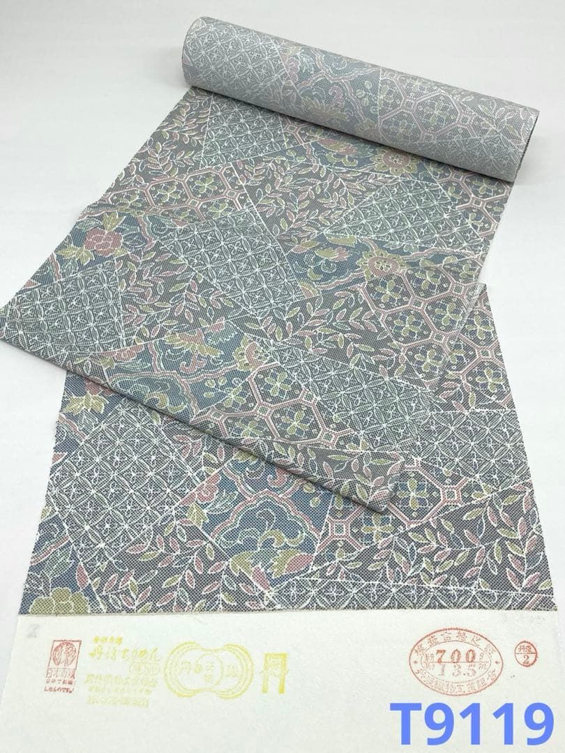 小紋 寄せ柄 全体柄 正絹 反物 T9119 - メルカリ