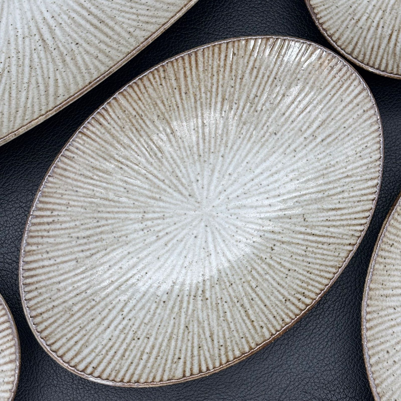 たち吉】Adam&Eve オーバルプレート セット/ 楕円大皿1枚・楕円取皿5枚