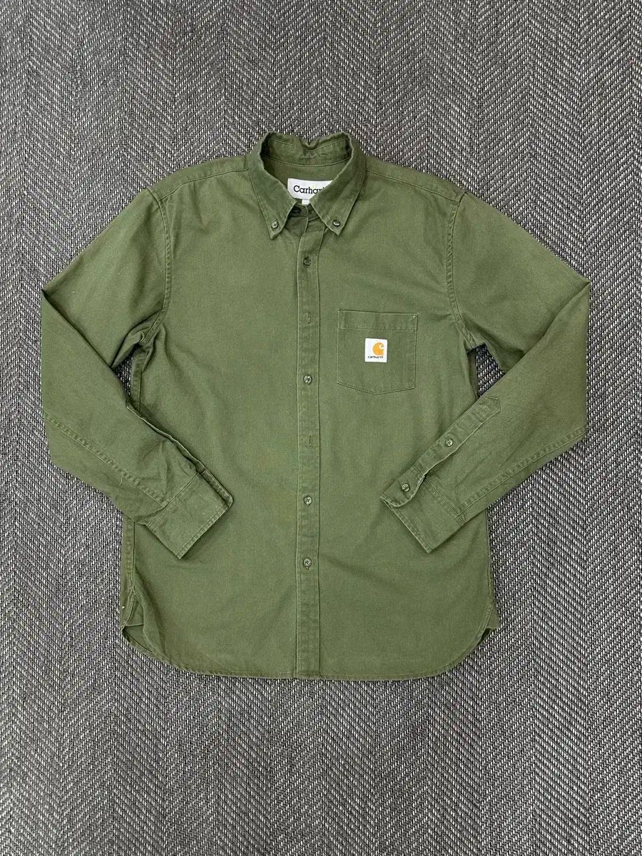 カーハート 長袖シャツ カーキ