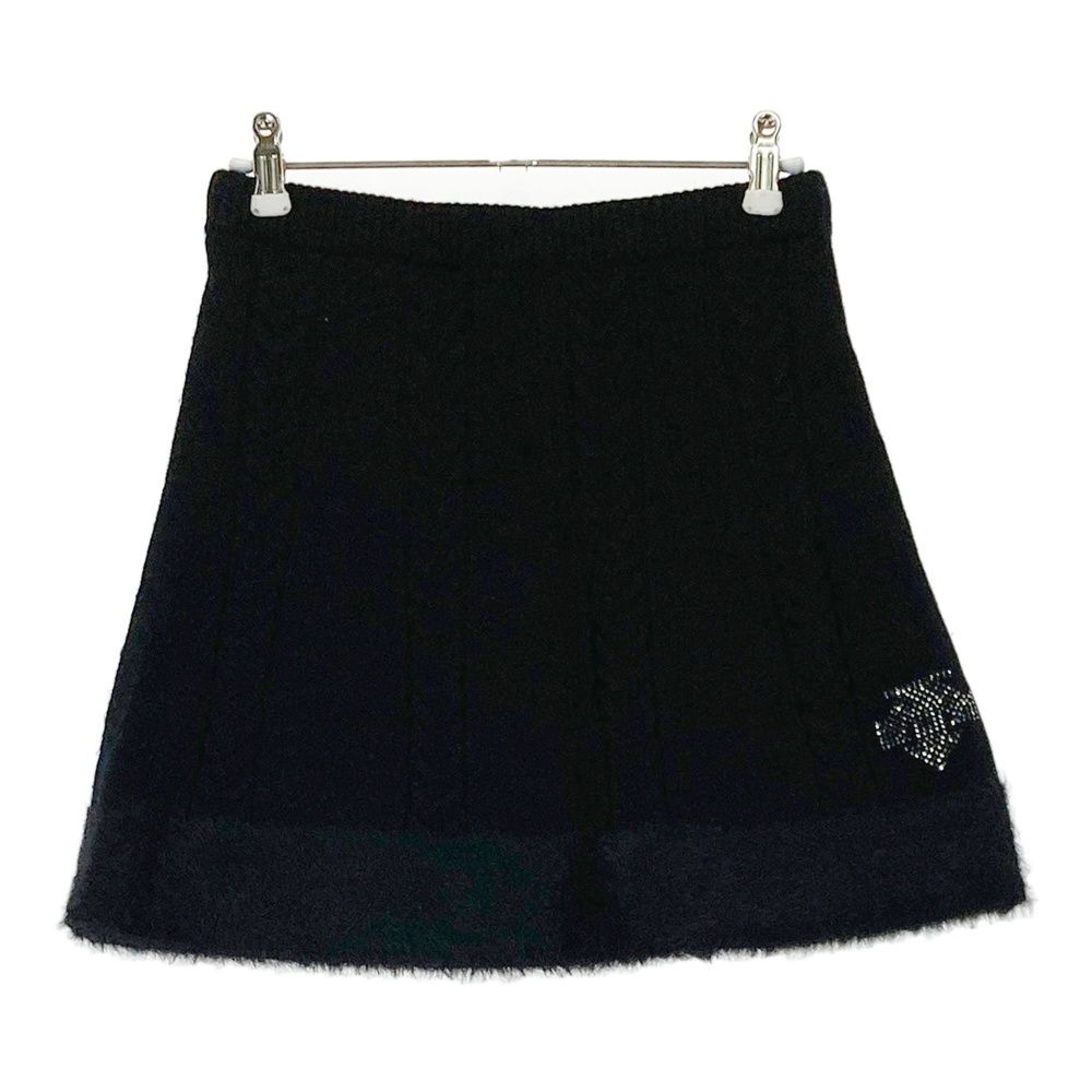 サイズ：S DESCENTE GOLF デサントゴルフ ; ファー ニットスカート