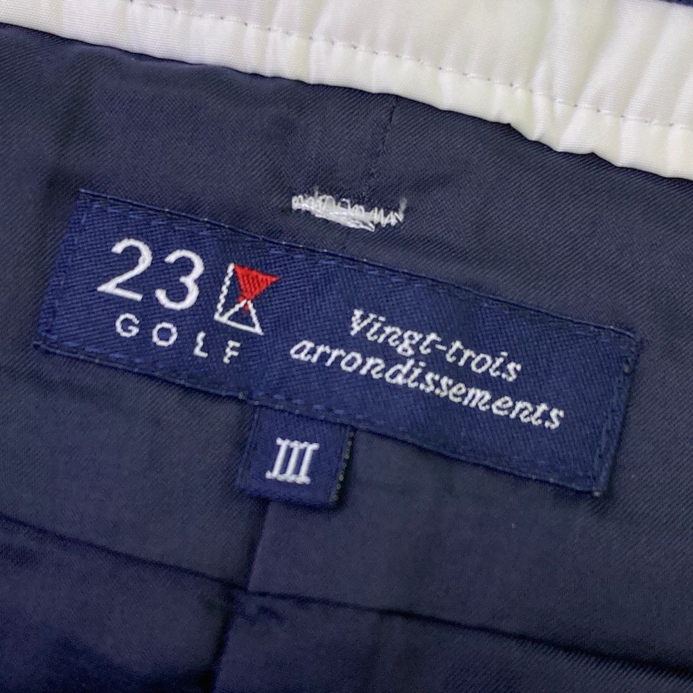 サイズ：3 23区GOLF ニジュウサンクゴルフ 中綿スカート ネイビー系