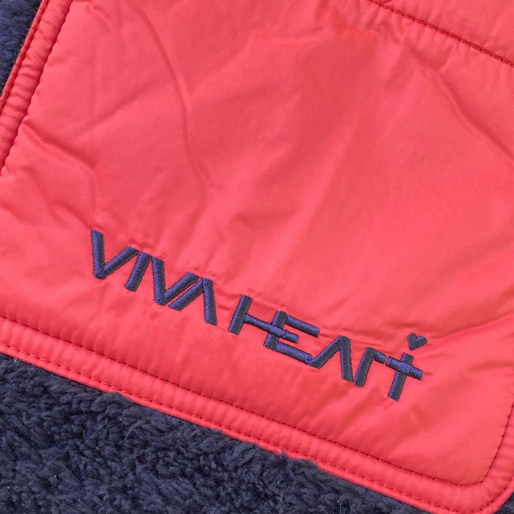 サイズ：38 VIVA HEART ビバハート ボア ナイロンスカート ネイビー系