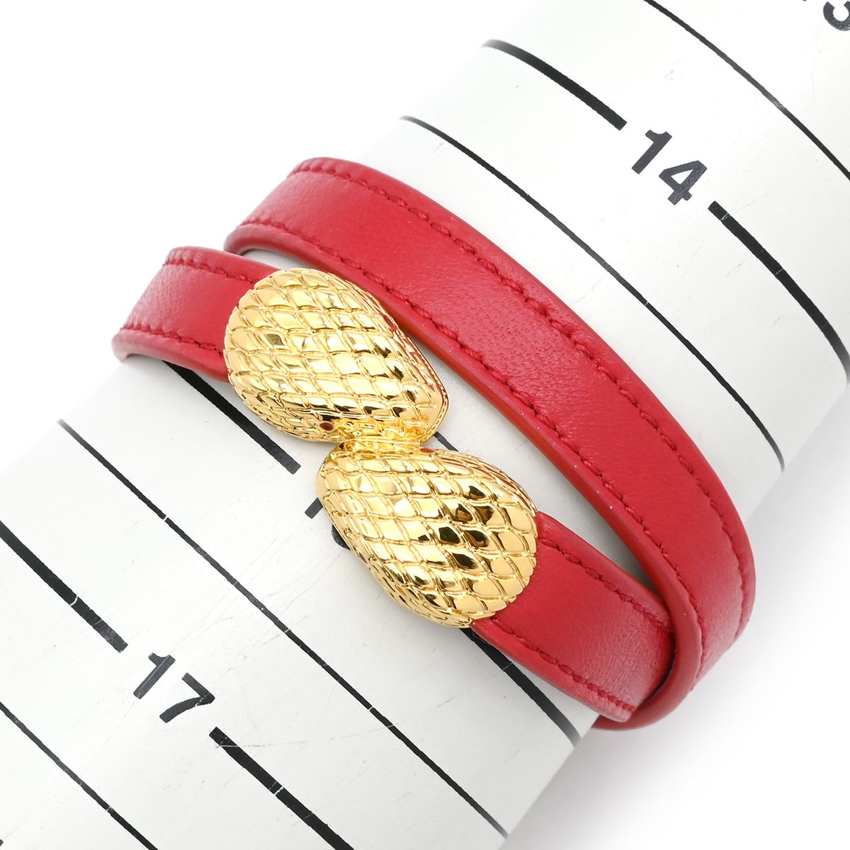 ブルガリ BVLGARI ブレスレット セルペンティ フォーエバー レザー