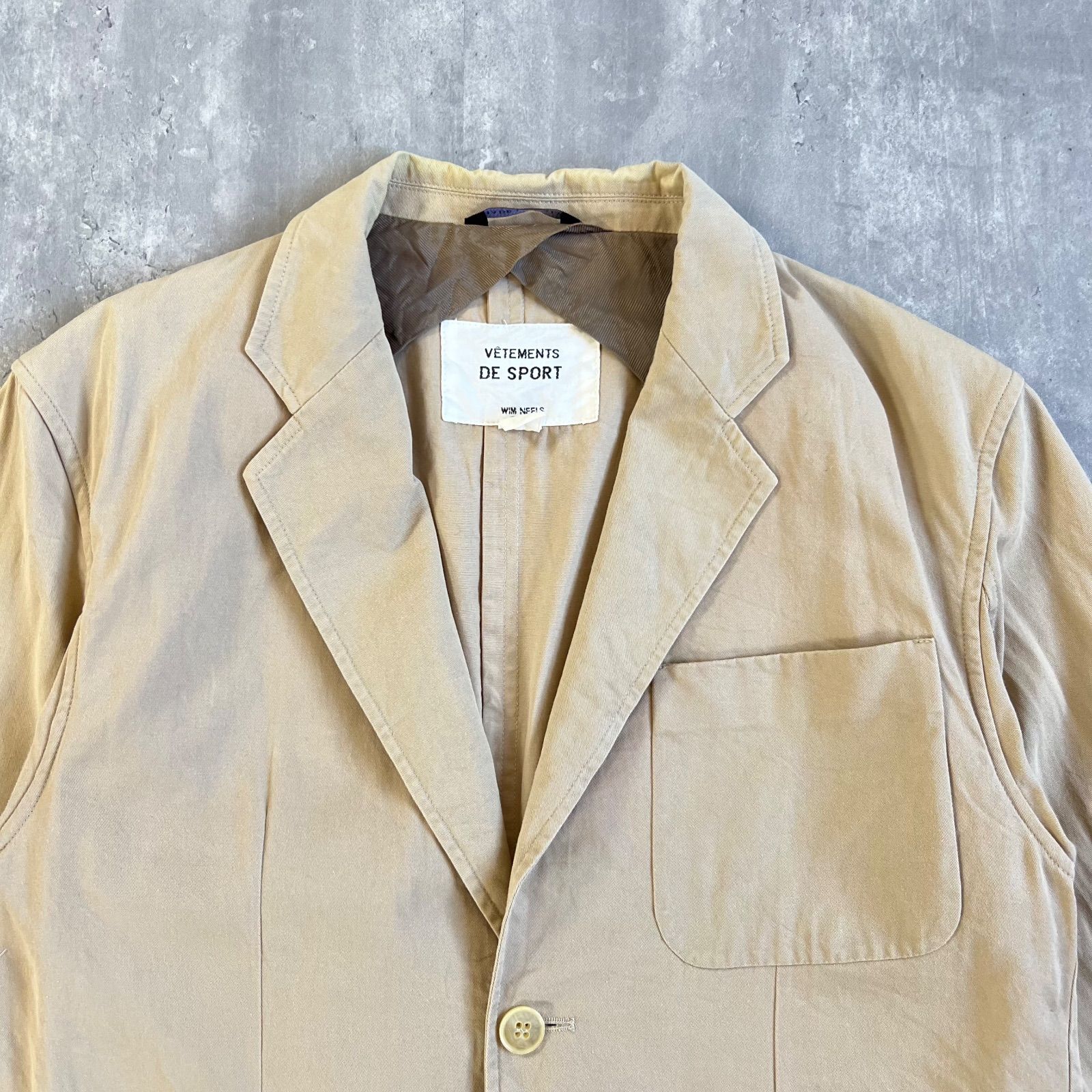 VETEMENTS DE SPORT / ヴェトモン・ド・スポール コットン テーラード 