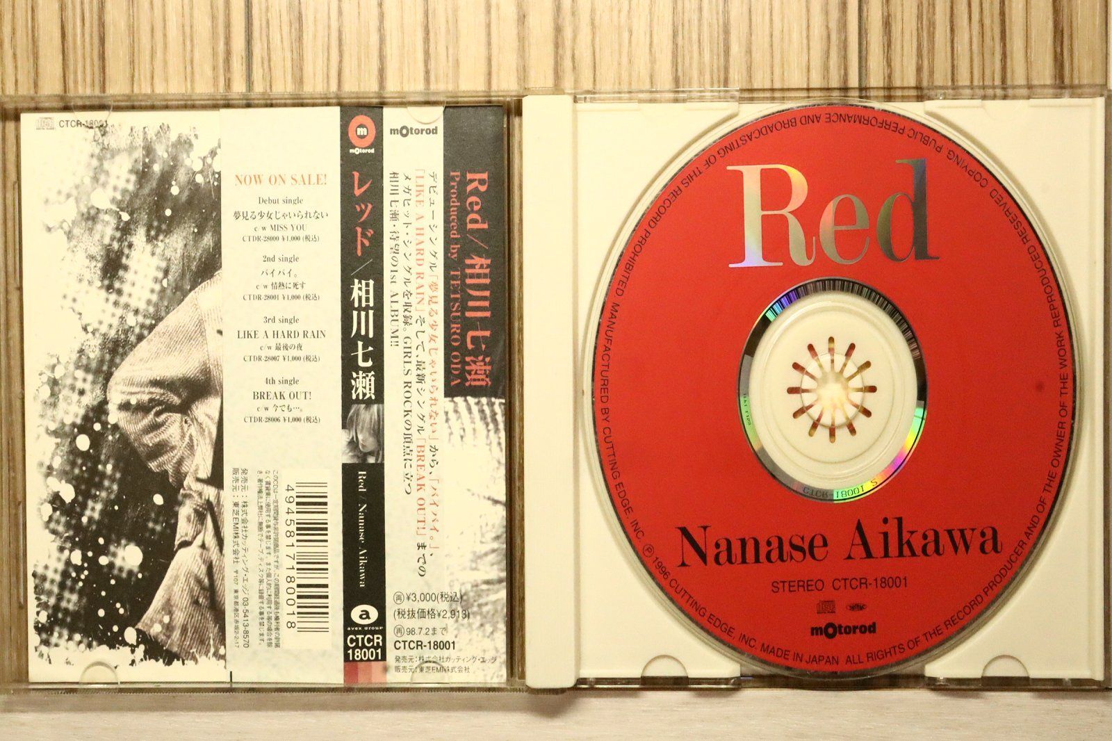 国内盤CD☆相川七瀬/Nanase Aikawa□ Red 【CTCR18001/4945817180018