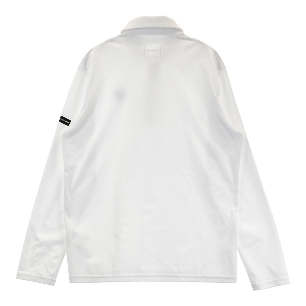 サイズ：L TAYLOR MADE テーラーメイド 長袖ポロシャツ ホワイト系