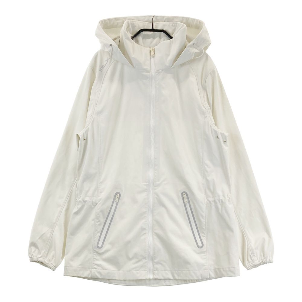 サイズ：S RLX ラルフローレン 長袖ジップジャケット ホワイト系