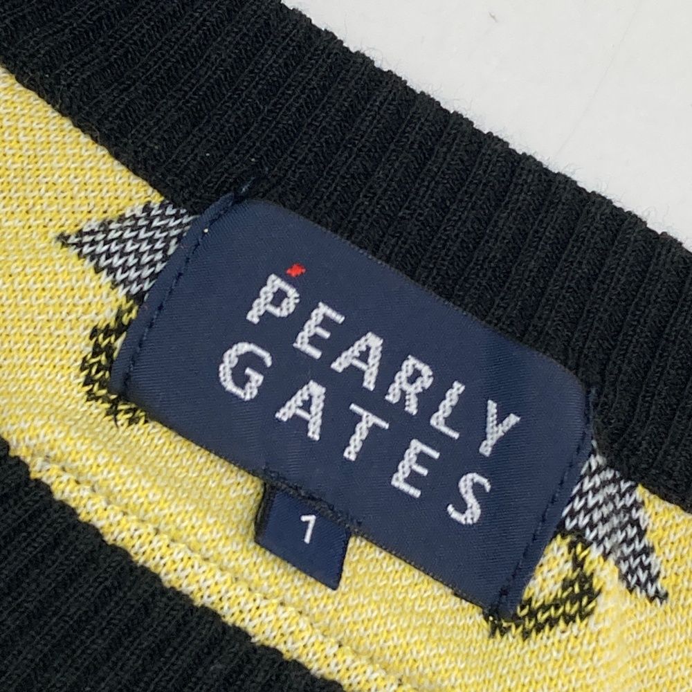 サイズ：1 PEARLY GATES パーリーゲイツ ニット セーター ブラック系