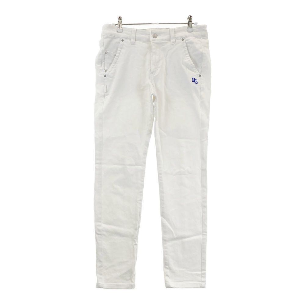 【新品】パーリーゲイツ パーリーゲイツ ブランドページ ホワイトパンツ 30th サイズ：1 PEARLY GATES パーリーゲイツ 30周年 パンツ ホワイト系