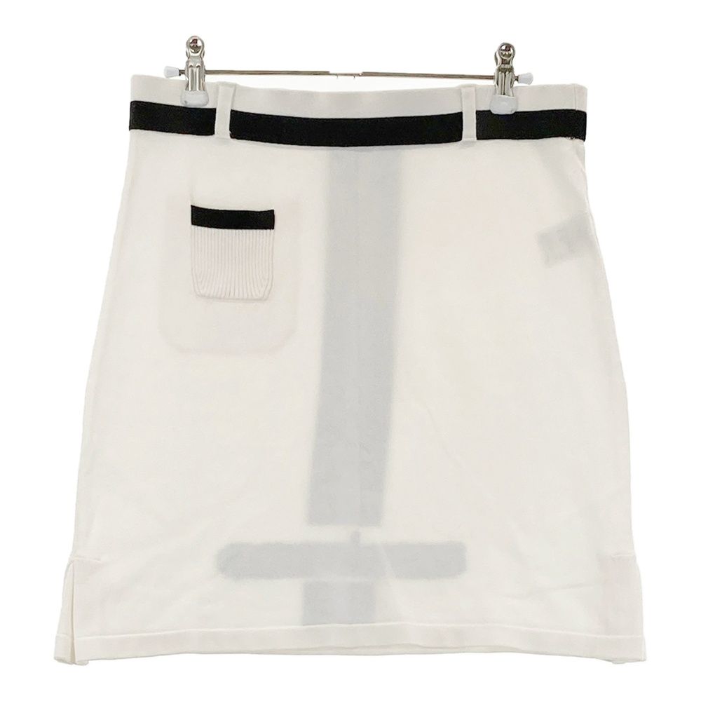 サイズ：38 ARCHIVIO アルチビオ ニットスカート ホワイト系