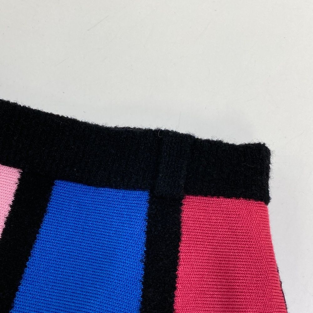 サイズ：38 ARCHIVIO アルチビオ ニットスカート フレア マルチ