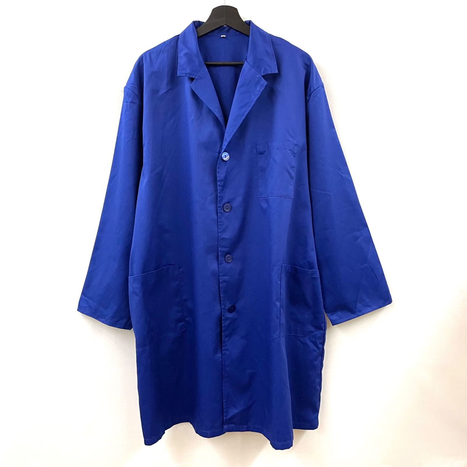 1】MILITARY ユーロワークコート XXL ブルー ヨーロッパ ショップ 