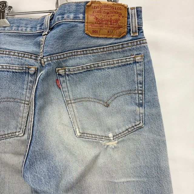 みしぇるページ Levi's 501 W33L36 90年代 リベット裏555 MADE IN USA 購入 07111912