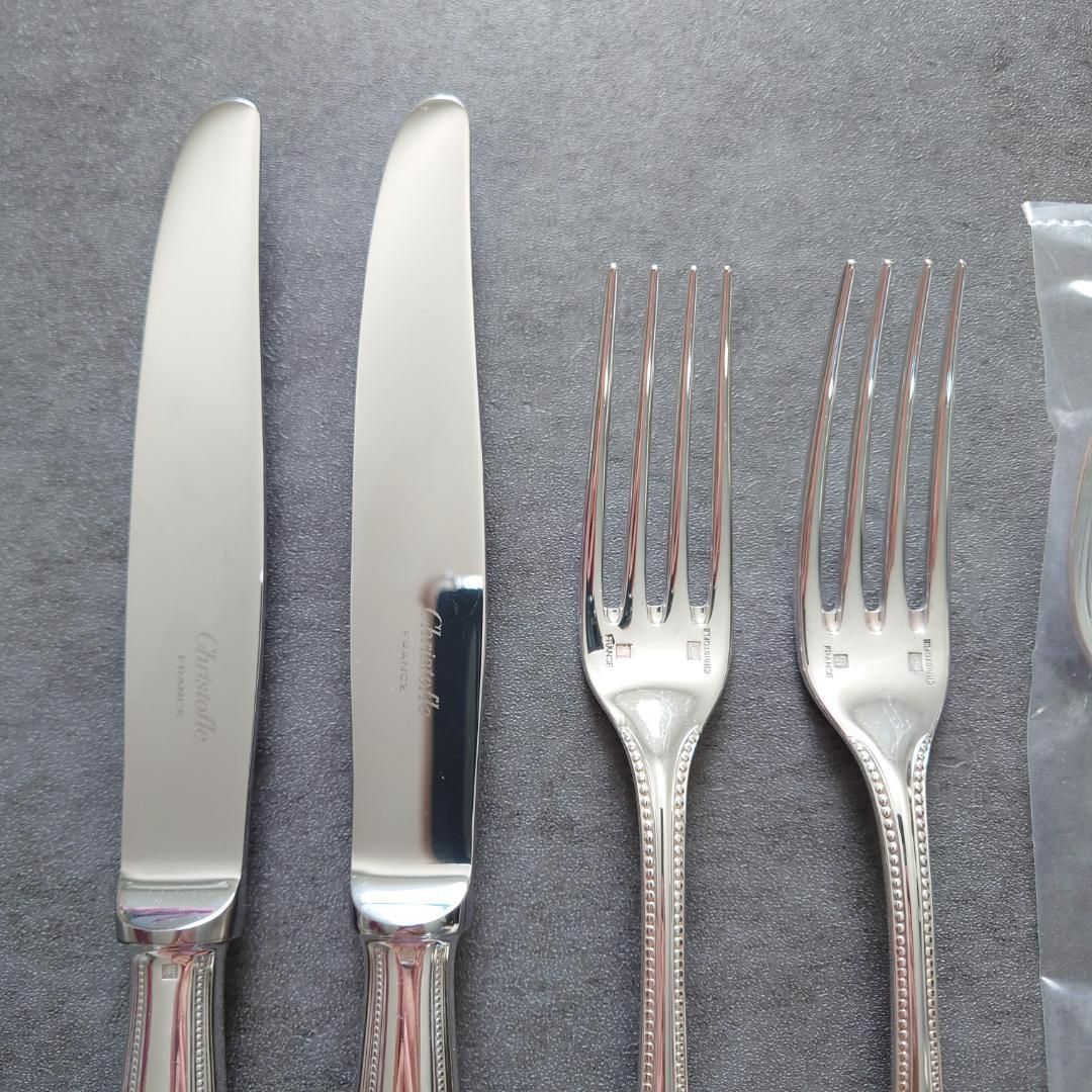 美品 クリストフル パール 10点 美品 クリストフル パール スタンダードサイズ 未開封含む 6点 - メルカリ