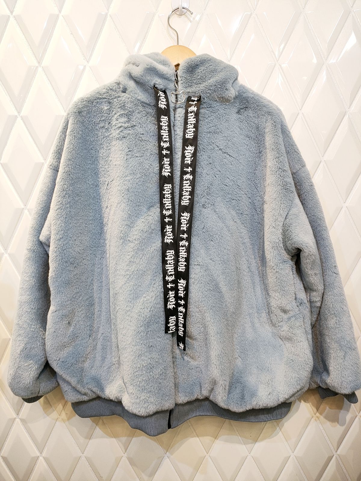 猫耳ファーブルゾン ☆ グレー LISTEN FLAVOR】猫耳黒猫同盟ファー