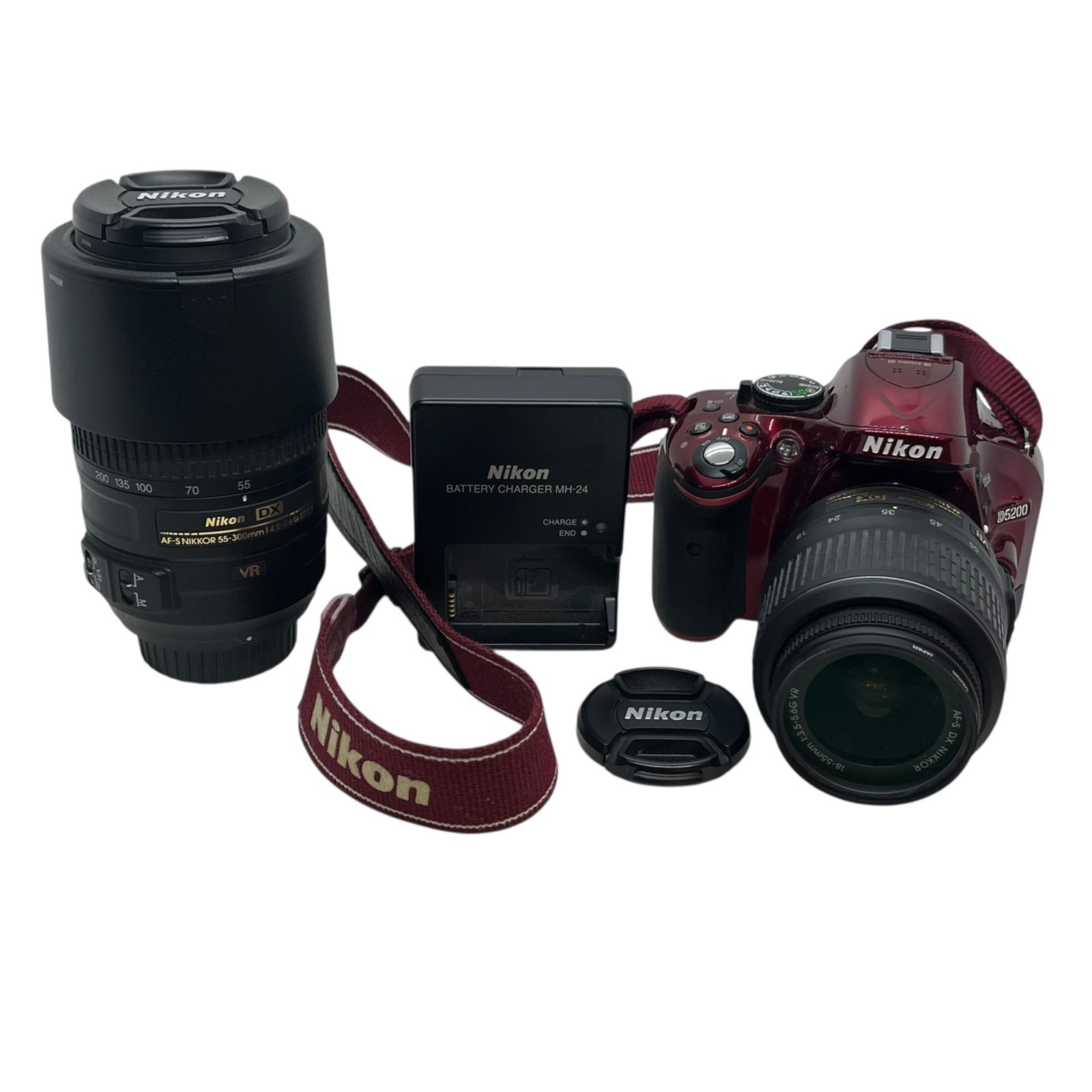 管2511-205】動作未確認☆NIKON ニコン D5200 ダブルレンズキット