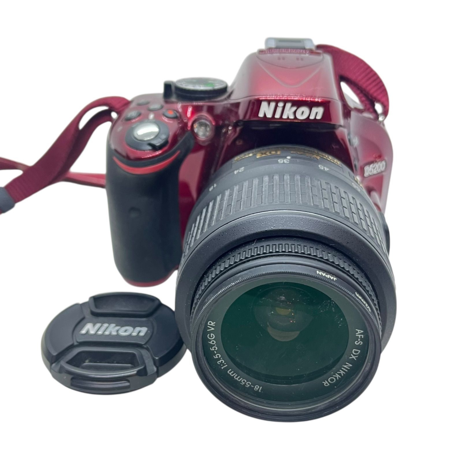 Nikon D5200 デジタル一眼レフカメラ レッド 18-55mm VR Amazon | Nikon デジタル一眼レフカメラ D5200 レンズキット AF-S DX