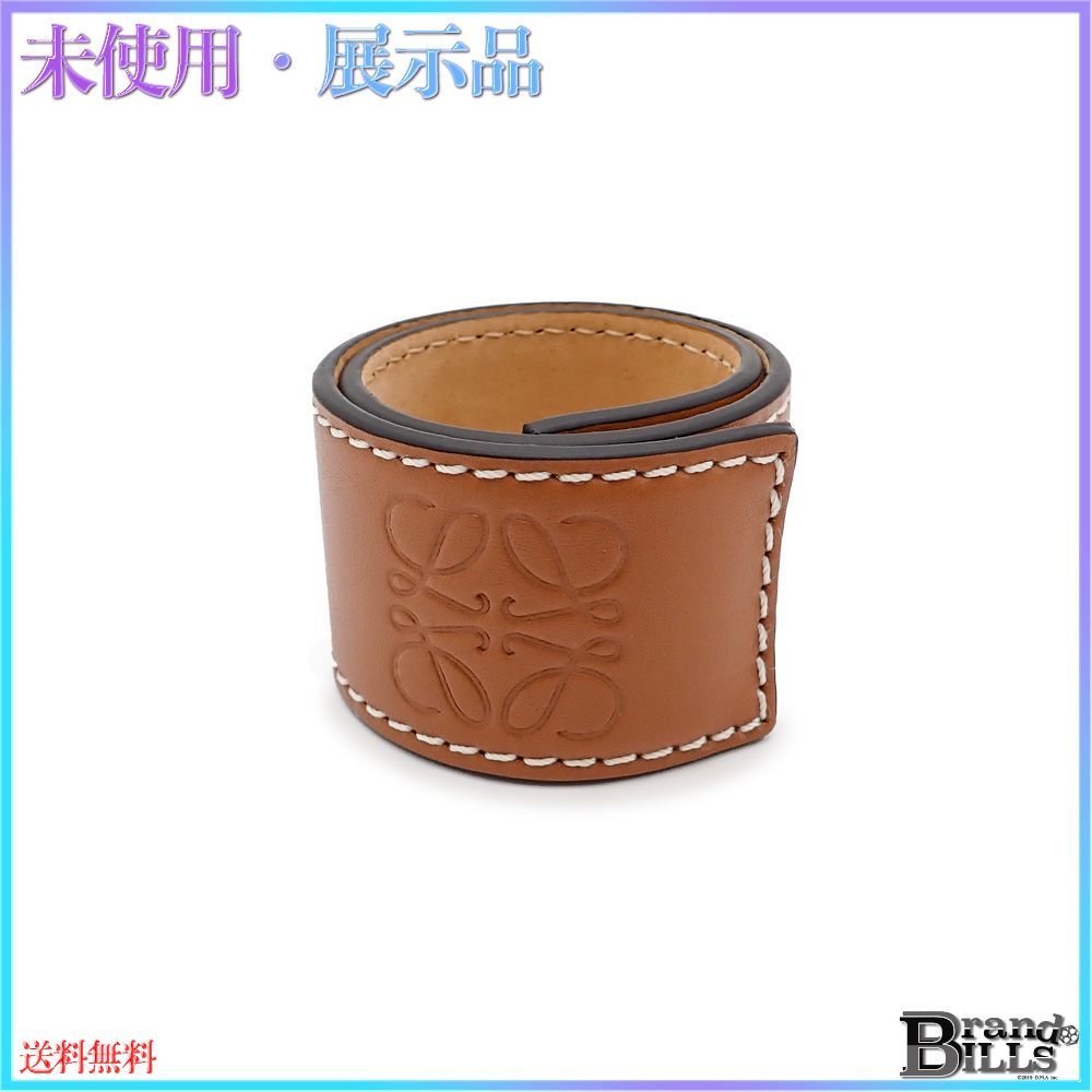 ロエベ スモール　ストラップ アナグラム　ブレスレット　カーフスキンレザー ロエベ スモール ストラップ アナグラム ブレスレット カーフスキンレザー