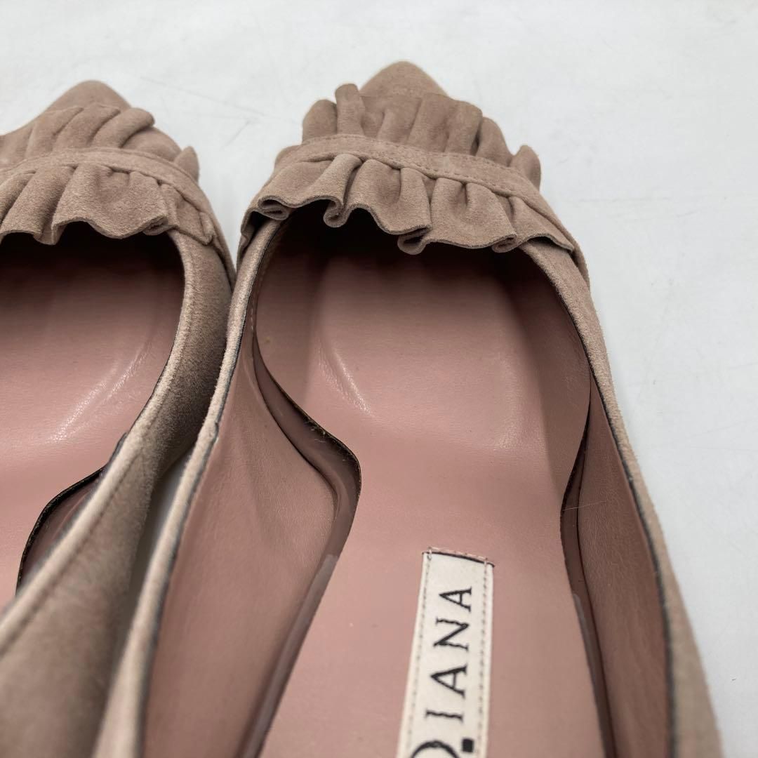 DIANA ダイアナ パンプス 23cm スエード ココア 日本製 - メルカリ