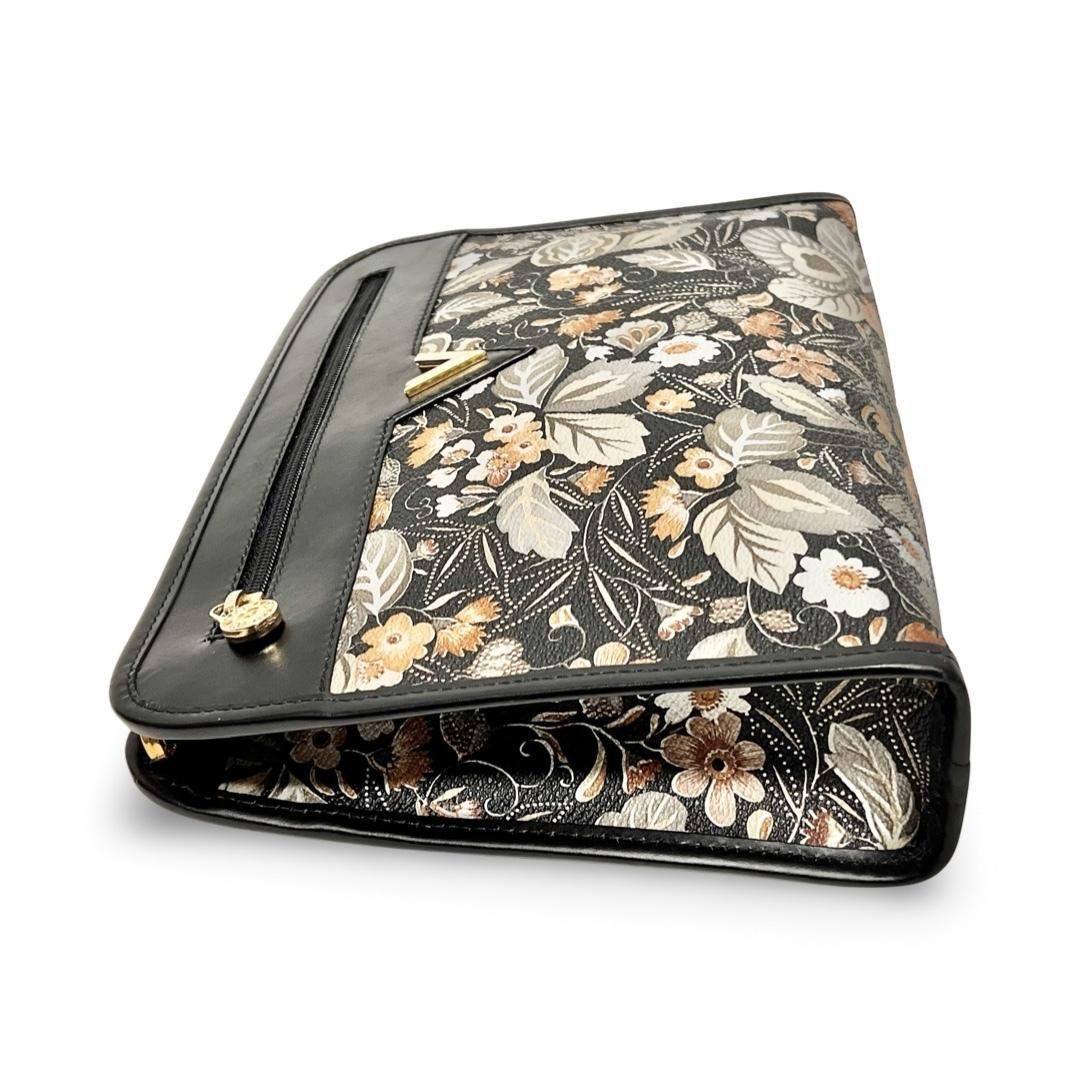 正規品マリオヴァレンティノ フラワー柄 クラッチバッグ セカンド