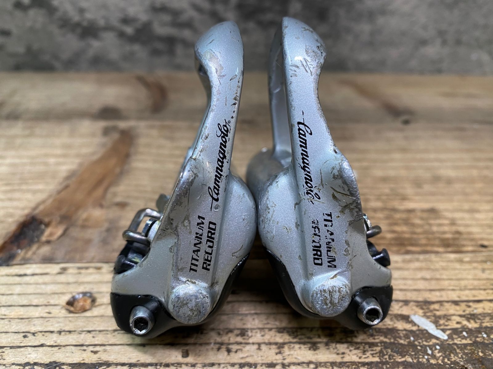 カンパニョーロTitanium Record ビンディングペダル JI284 カンパニョーロ Campagnolo レコード RECORD TITANIUM PRO FIT