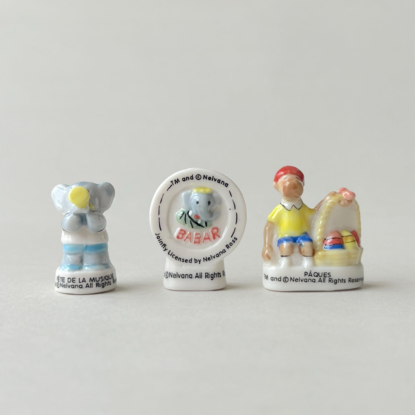 フェーヴ ぞうのババール 2004年 フランス フェーブ ミニチュア陶器