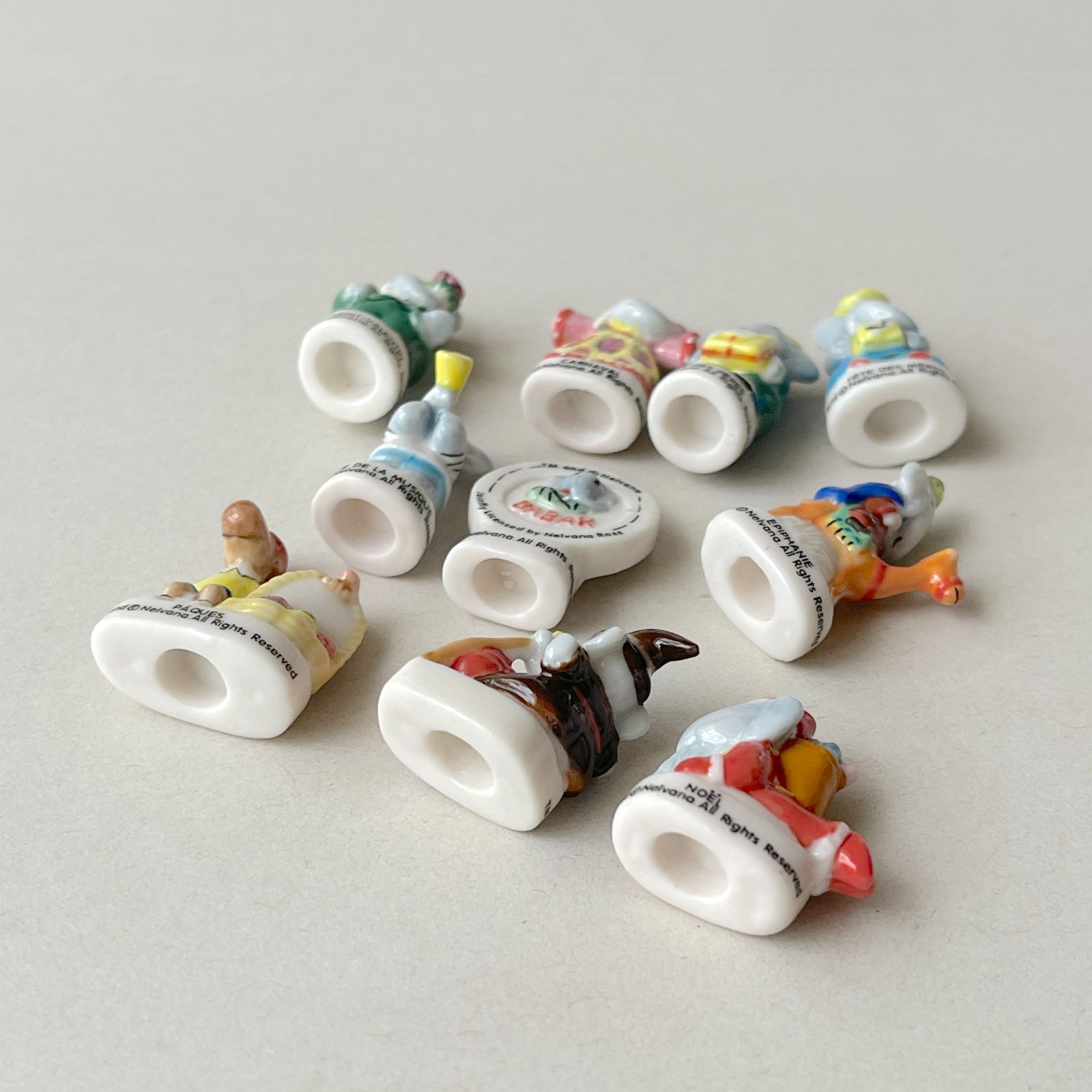 フェーヴ ぞうのババール 2004年 フランス フェーブ ミニチュア陶器