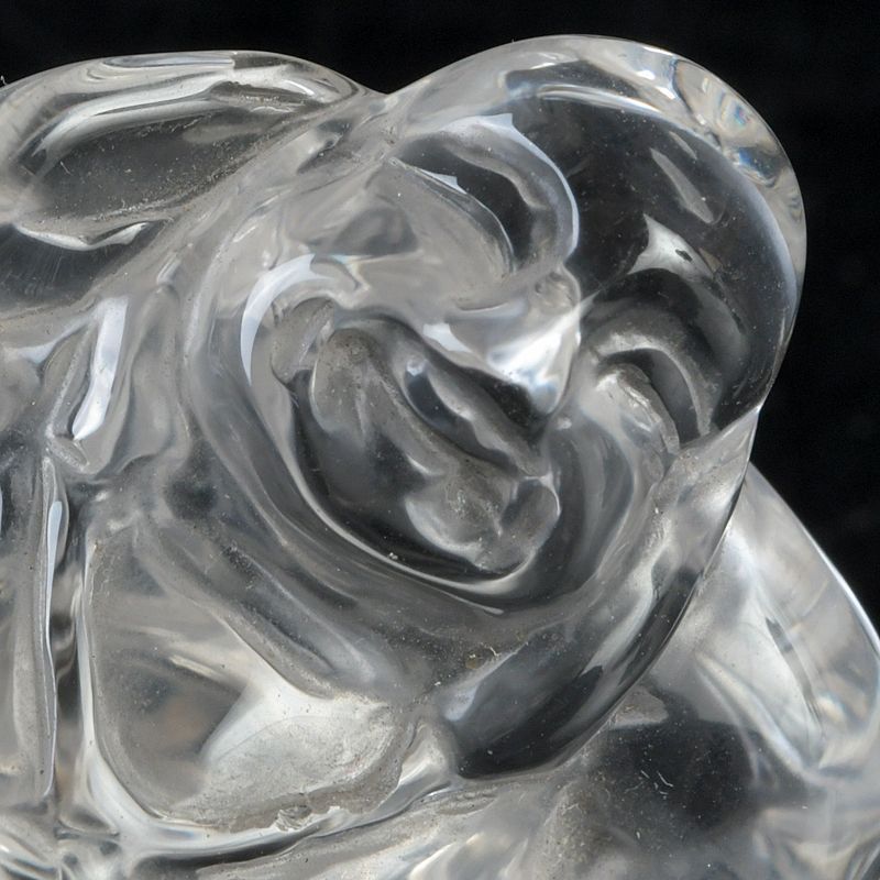 仏教美術　本水晶彫刻　布袋像　仏像　置物　V　5292 仏教美術 本水晶彫刻 布袋像 仏像 置物 V 5292