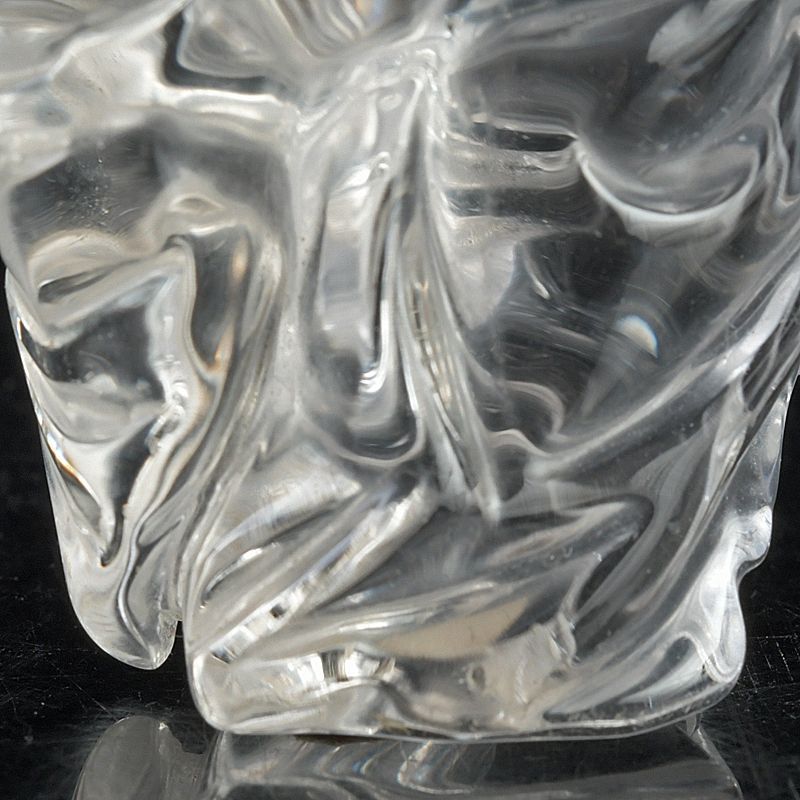 仏教美術 本水晶彫刻 布袋像 仏像 置物 V S346 - メルカリ