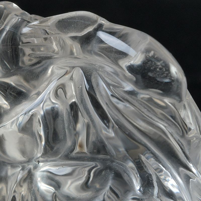 仏教美術 本水晶彫刻 布袋像 仏像 置物 V S346 - メルカリ