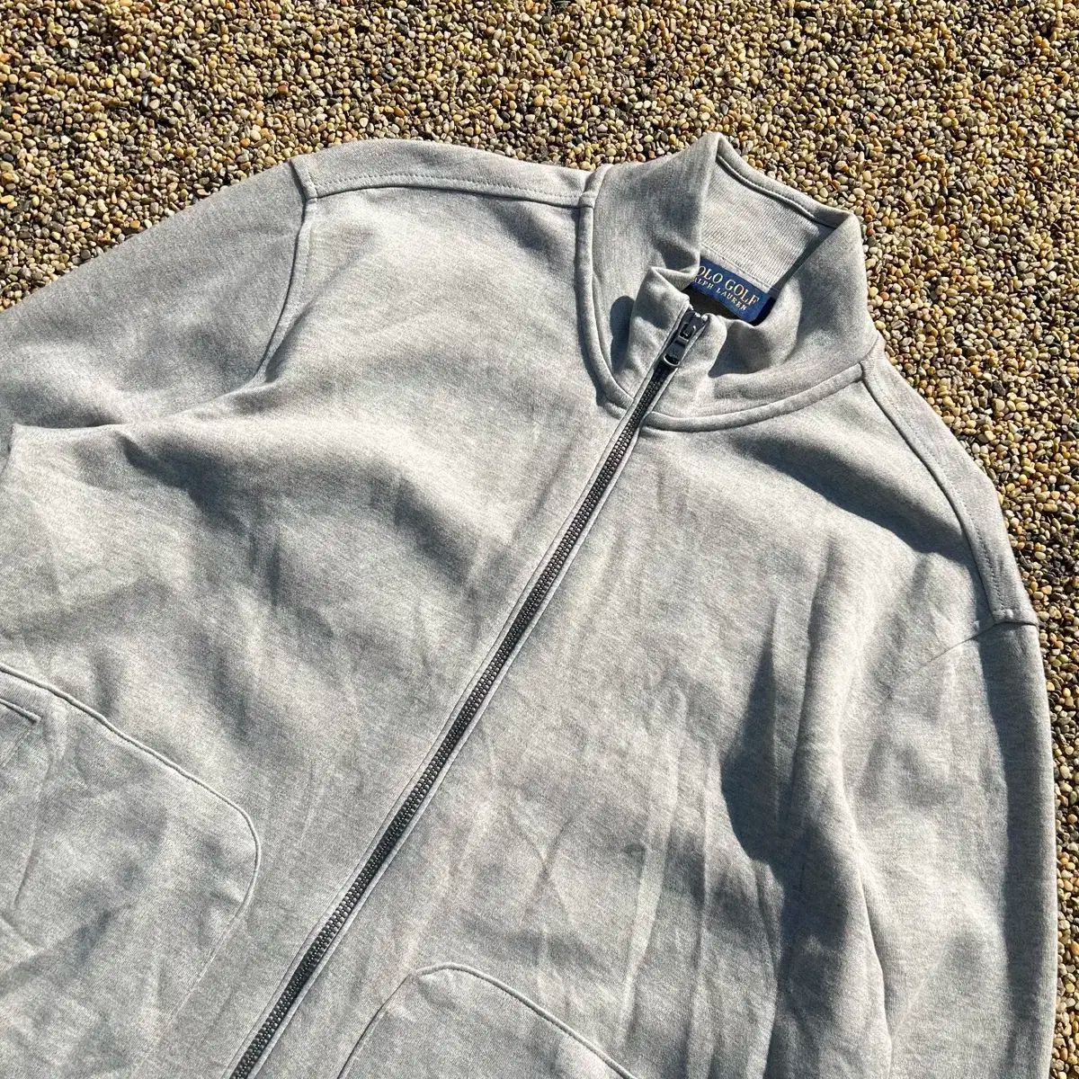 ポロラルフローレン ゴルフ グレー ジップアップ - メルカリ