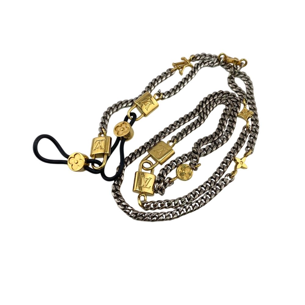 LOUIS VUITTON ルイヴィトン M00347 3IN1 ブレスレット 喜平チェーン