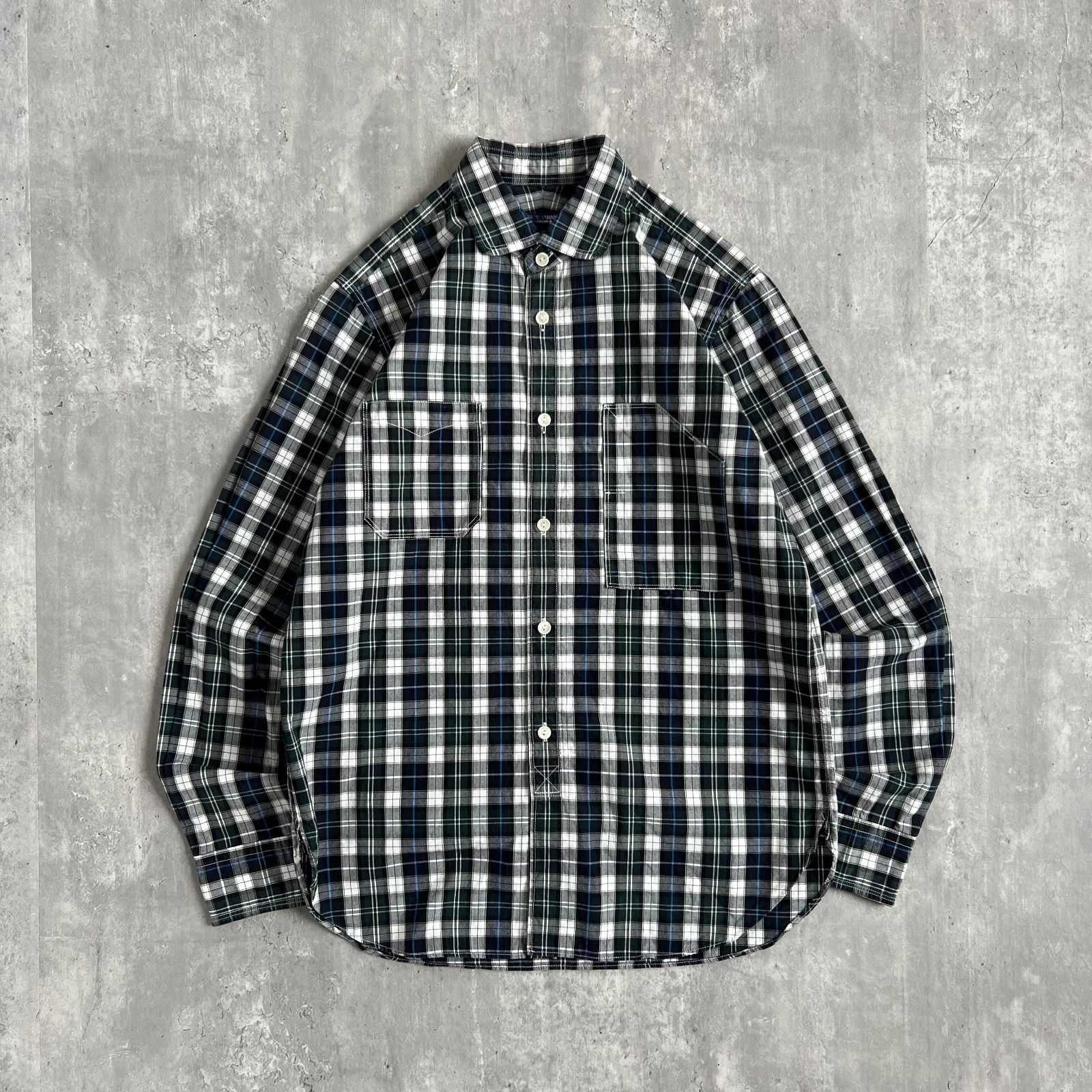 コムデギャルソン JUNYA WATANABE manチェック柄長袖シャツ eYe COMME