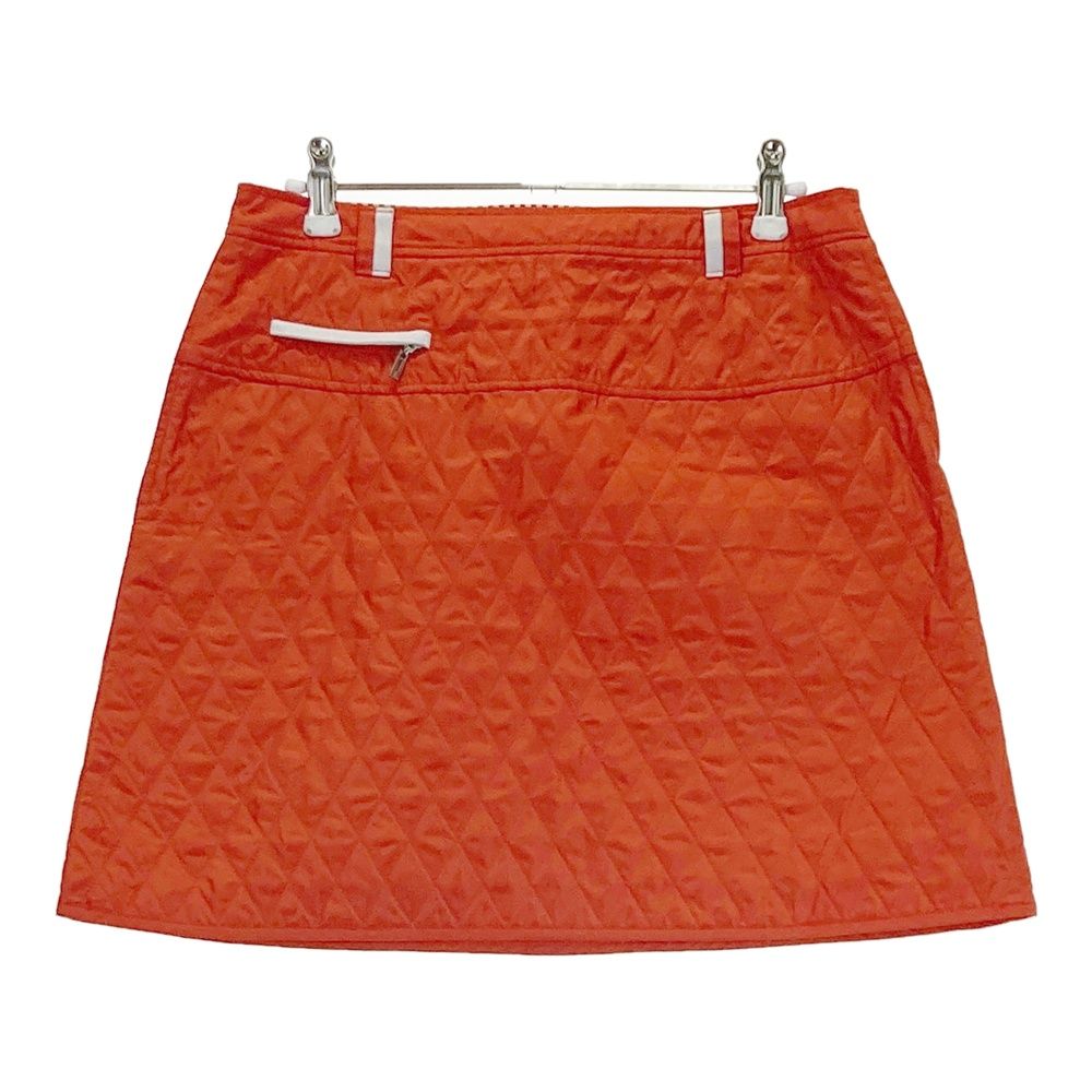 サイズ：38 LANVIN SPORT ランバン スポール  キルティング 中綿スカート  オレンジ系 [240101467151] ゴルフウェア レディース ストスト サイズ：38 LANVIN SPORT ランバン スポール キルティング 中綿