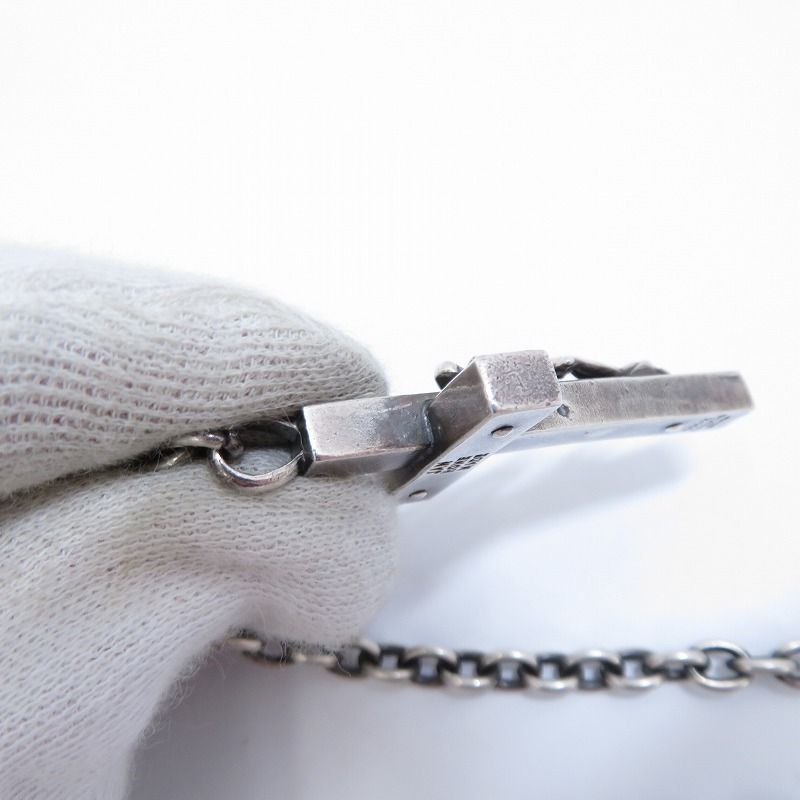 【瀬戸大橋店】  JAM HOME MADE | ジャムホームメイド ロザリオクロス ネックレスM シルバー 【134】