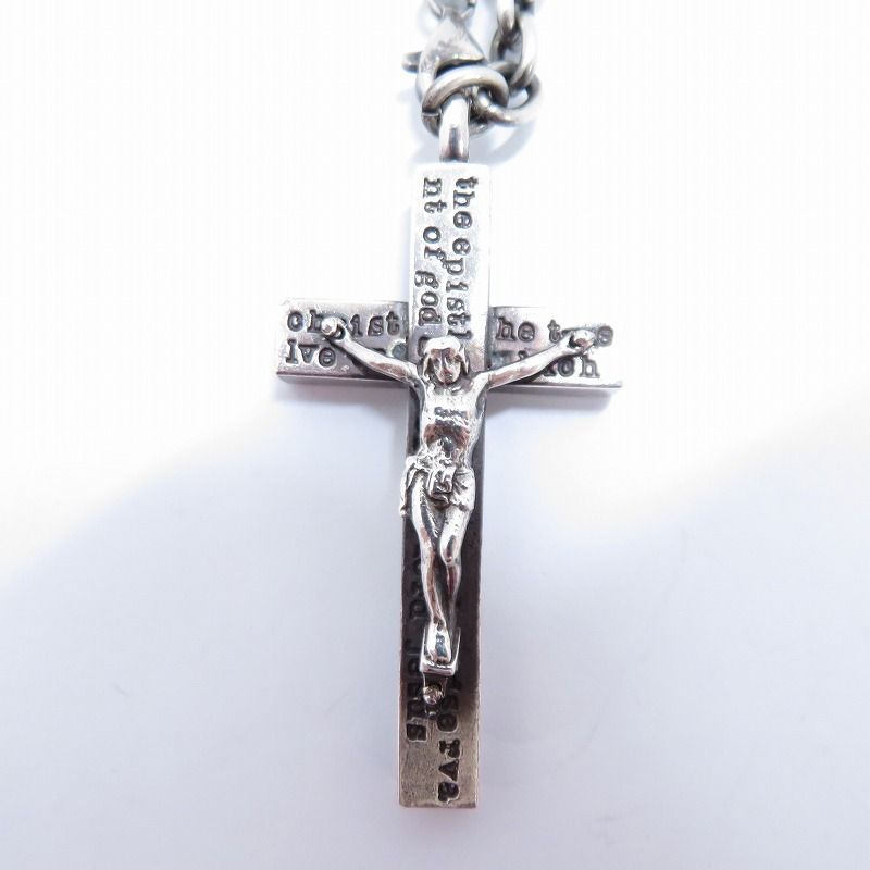 【瀬戸大橋店】  JAM HOME MADE | ジャムホームメイド ロザリオクロス ネックレスM シルバー 【134】