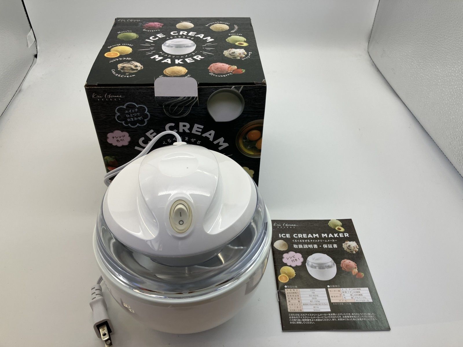 貝印アイスクリームメーカー 未使用 新品・未使用貝印 アイスクリーム