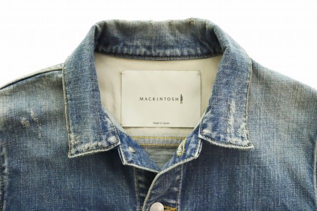 マッキントッシュ MACKINTOSH ダメージ加工 デニムジャケット 長袖 D