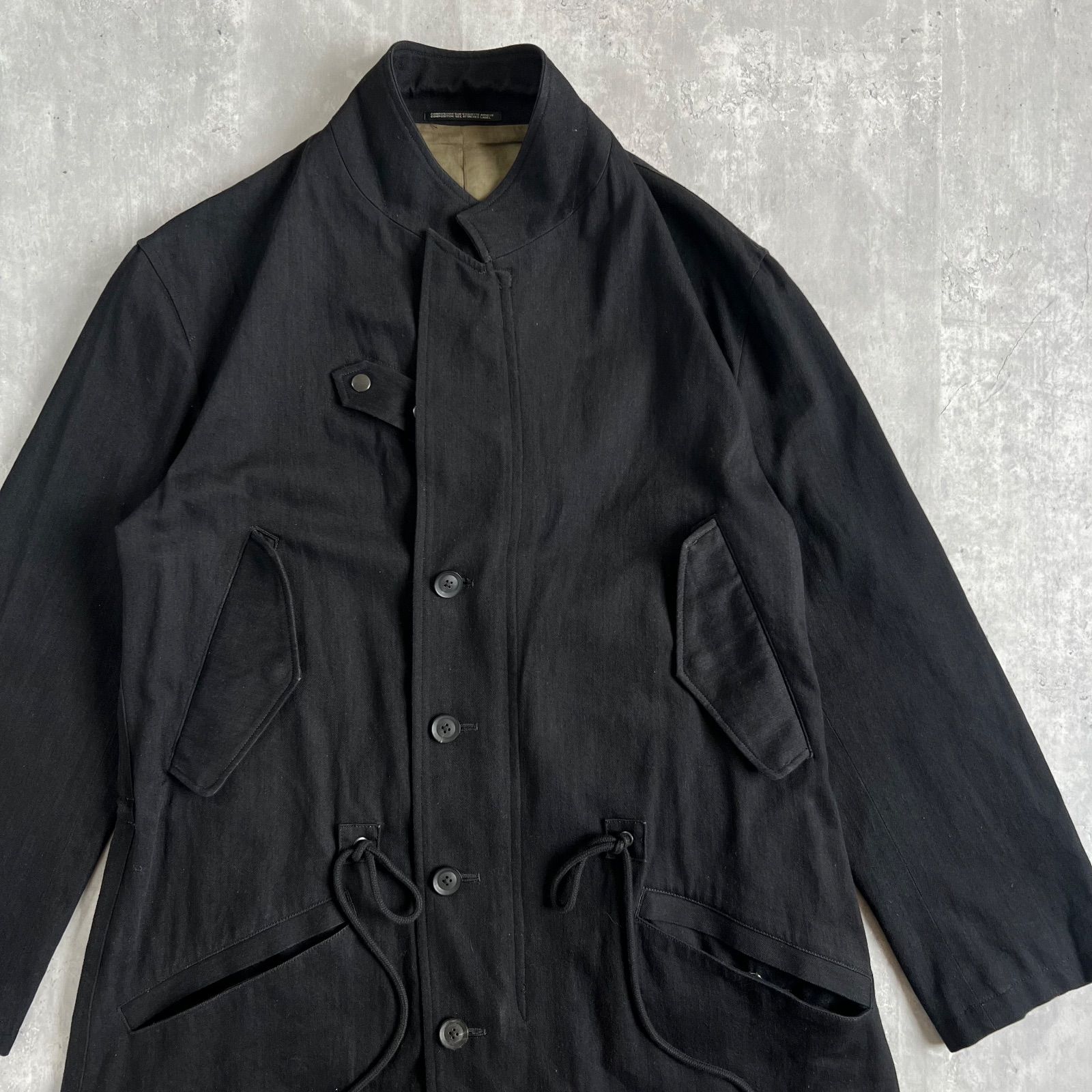 【美品】ヨウジヤマモト　POUR HOMME プールオム　ロングジャケット Yohji Yamamoto POUR HOMME(ヨウジヤマモトプールオム) 20AW ZIP DENIM