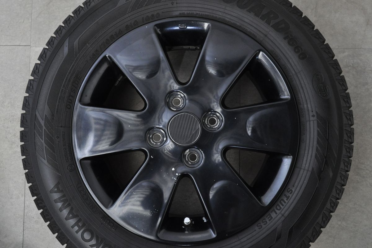 バリ溝】スズキ 純正 14in 4.5J +45 PCD100 ヨコハマ アイスガードiG60 