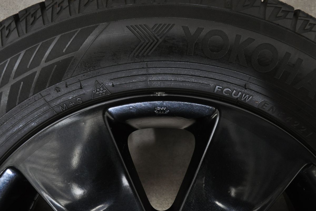 バリ溝】スズキ 純正 14in 4.5J +45 PCD100 ヨコハマ アイスガードiG60 